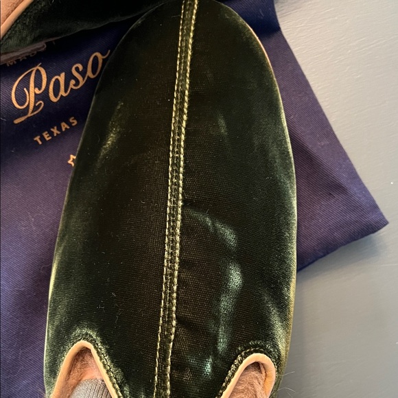 Sabah dark green Slippers with Plush Lining - Picture 4 of 4
